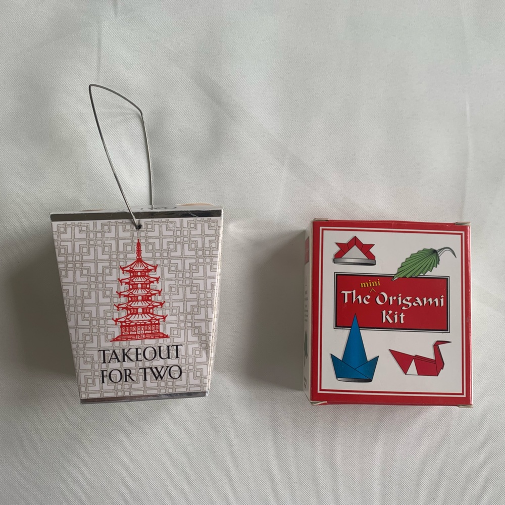 NEW The Mini Origami Kit & NEW Takeout For Two Chinese - both out of production